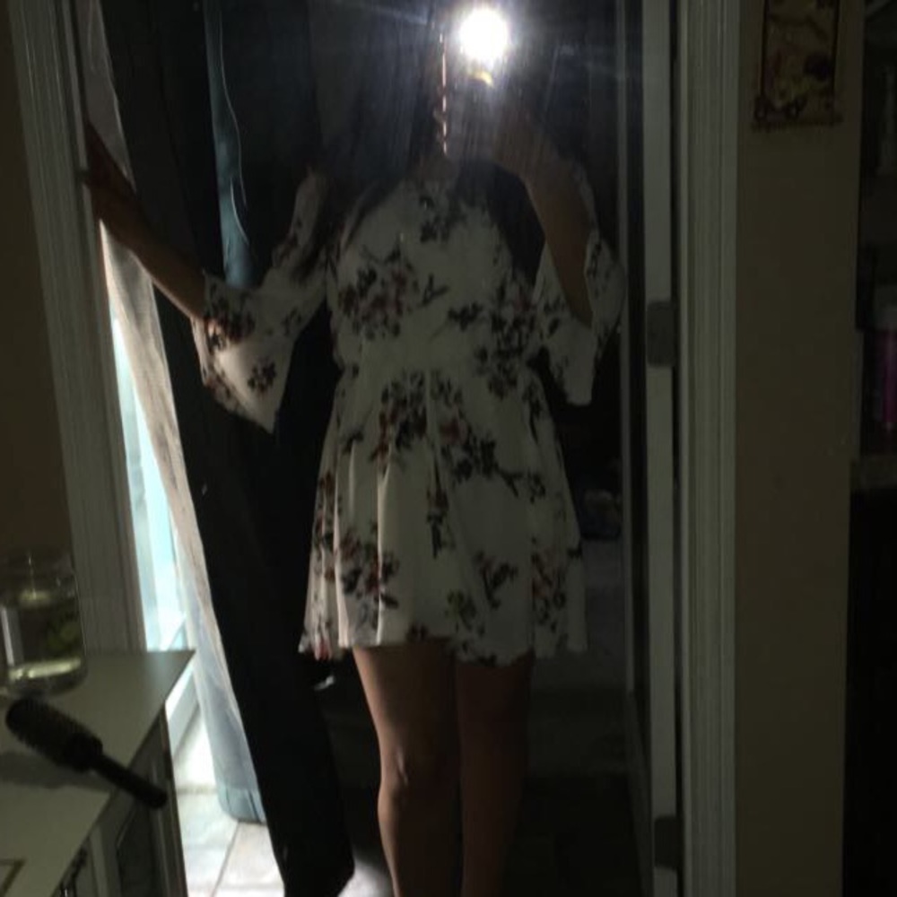 Floral windsor dress